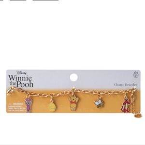 Disney Winnie the Pooh Gold Chaem Bracelet